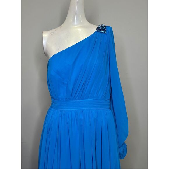 NWT Sachin & Babi Makayla One-Shoulder Gown Size 10 $995 - Picture 6 of 12